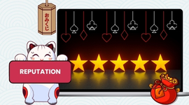 Cartoon cat with 