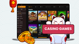 We pay attention to diversity and quality of the Ethereum casino game library.
