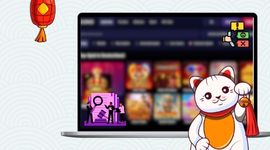 Maneki with a casino page in the background with complaint icons.