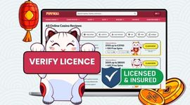 Cartoon cat with sign
