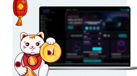 Online casino dashboard showing user interface and gaming options.