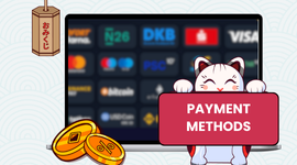 Secure payment methods for online casinos and iGaming platforms shown on a laptop.