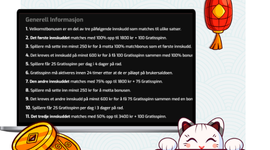 En data med generelle bonusvilkår, en katt som stikker opp hodet under, en lampe og noen gullmynter.